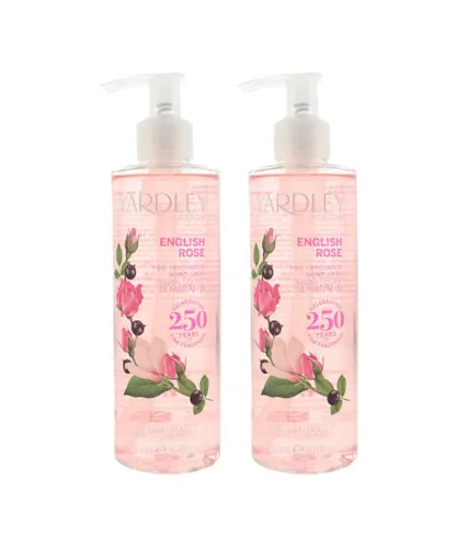 Yardley Womens English Rose Fine Fragrance Hand Wash 250ml x 2 - One Size