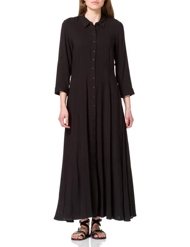 YAS Women's Savanna Long Shirt Dress S. Noos