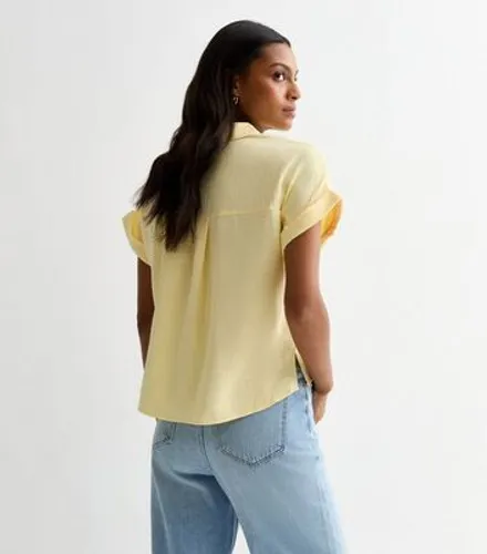 Yellow Short Sleeve Shirt New Look