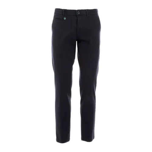 YES ZEE , Slim-fit Trousers ,Blue male, Sizes: