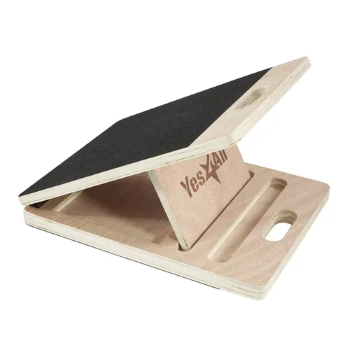 Yes4All Adjustable Wooden Slant Board/Calf Incline Board -