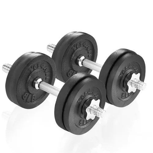 Yes4All D1IB Cast Iron Adjustable Dumbbell Weight Set