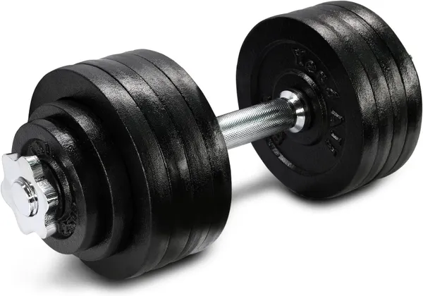 Yes4All DL2Z Cast Iron Adjustable Dumbbell Weight Set
