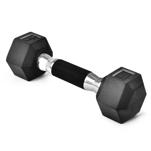 Yes4All Hex Dumbbell Rubber Grip - Premium heavy weight