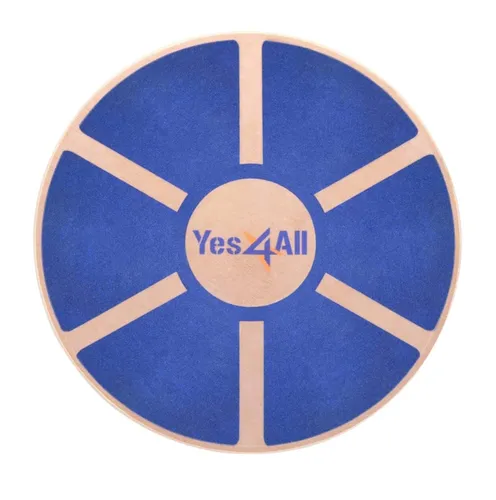 Yes4All L6CJ Wooden Wobble Balance Board - Exercise Balance