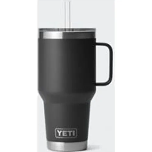 YETI Rambler 35 Oz (1035ml) Mug with Straw Lid in Black