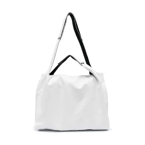 Yohji Yamamoto , Reversible Shoulder Bag White/Black ,White female, Sizes: ONE SIZE