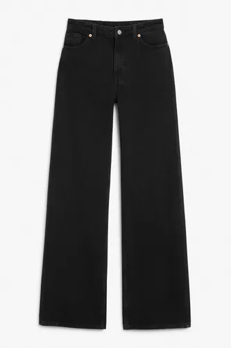 Yoko high waist wide jeans tall - Black