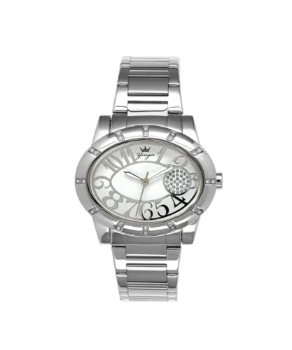 Yonger & Bresson Womens and Bresson: Silver Stainless Steel Watch - One Size