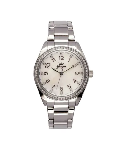 Yonger & Bresson Womens and Bresson: Silver Stainless Steel Watch - One Size