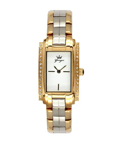 Yonger & Bresson Womens and Gold Diamonds Watch Stainless Steel - One Size