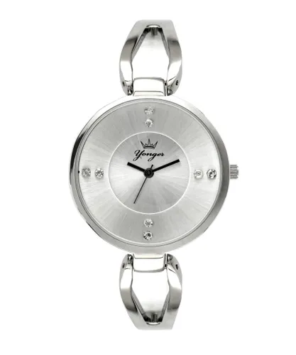 Yonger & Bresson Womens and Silver Dial with Band Watch Stainless Steel - One Size