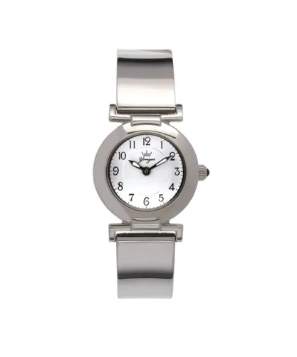 Yonger & Bresson Womens and White Dial with Silver Watch Stainless Steel - One Size