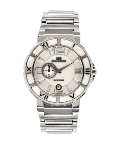 Yonger Mens Silver Stainless Steel Band Watch - One Size
