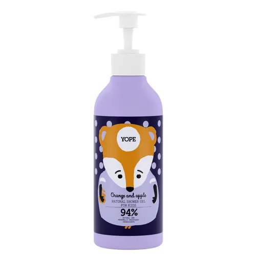 YOPE Natural shower gel for kids | Orange extract | Natural