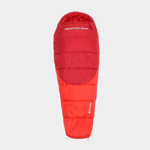 Youth Adventurer Sleeping Bag - Red, Red