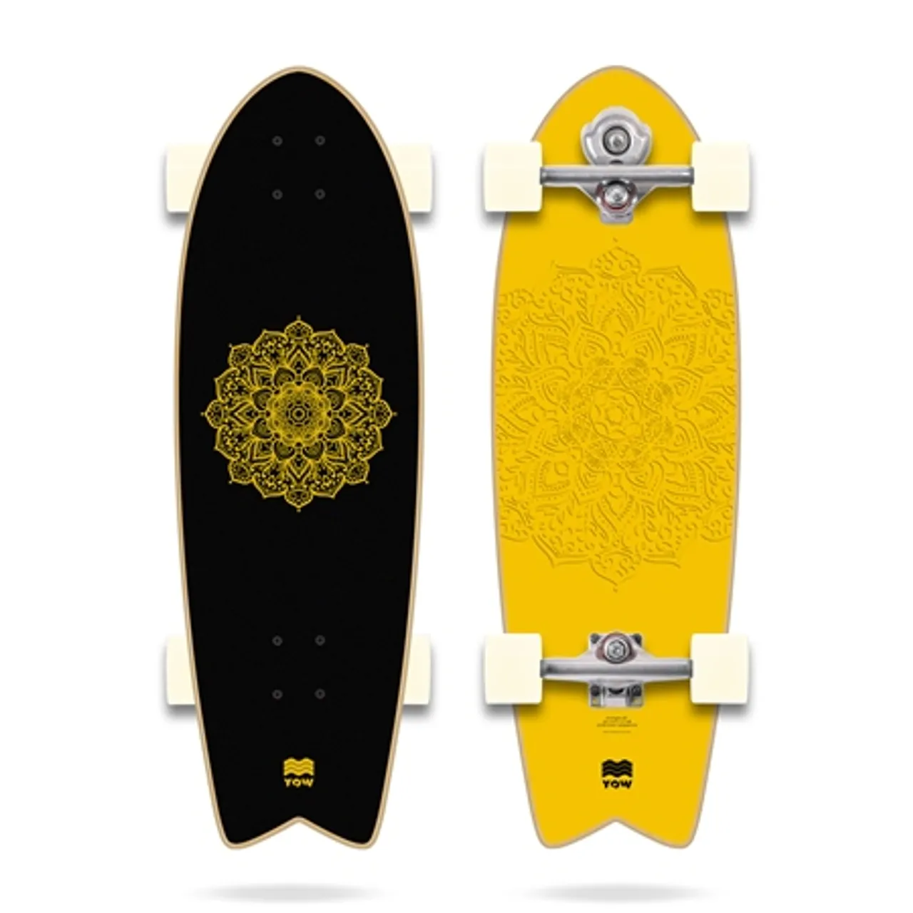 Yow Huntington 30" Skateboard - Black & Yellow - 30"
