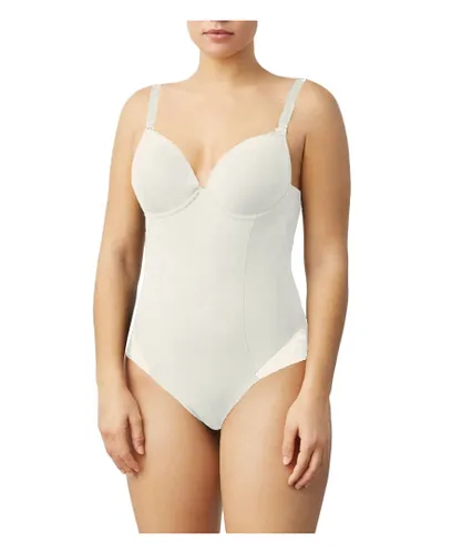Ysabel Mora Womens Shaping Body With Bra - Off-White