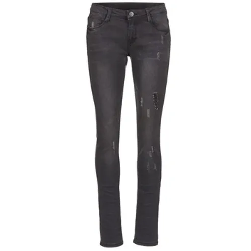 Yurban  IETOULETTE  women's Skinny Jeans in Black