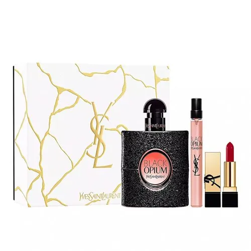 Yves Saint Laurent Black Opium Eau De Parfum 90ml Spray Gift Set
