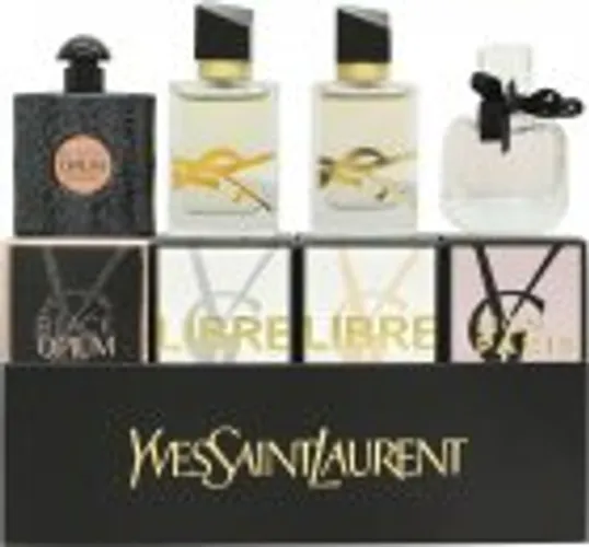 Yves Saint Laurent Miniature Gift Set 7.5ml Libre EDT + 7.5ml Libre EDP + 7.5ml Mon Paris EDP + 7.5ml Black Opium EDP