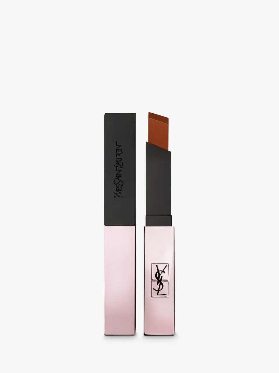 Yves Saint Laurent Rouge Pur Couture The Slim Glow Matte Lipstick - 214 No Taboo Orange - Unisex - Size: 3.8ml