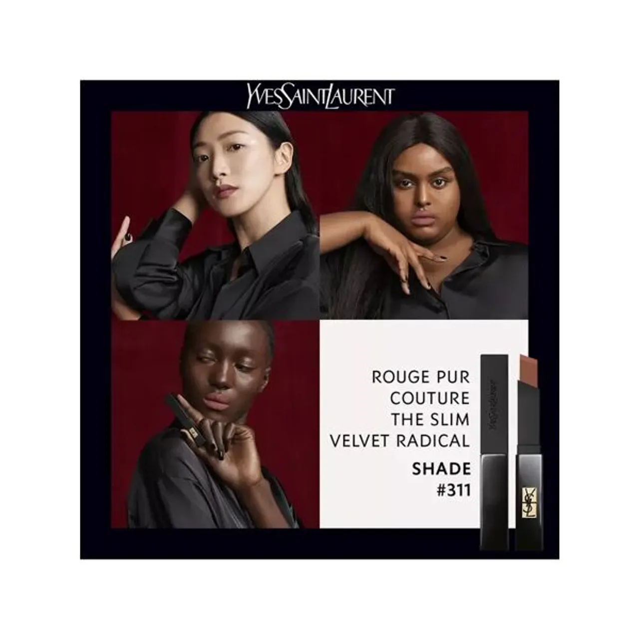 Yves Saint Laurent Rouge Pur Couture The Slim Velvet Radical Lipstick - 311 Released Nude - Unisex