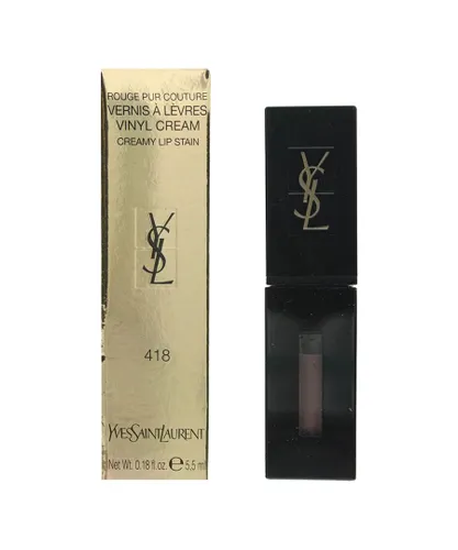 Yves Saint Laurent Unisex Vinyl Cream #418 Creamy Lip Stain 5.5ml - One Size