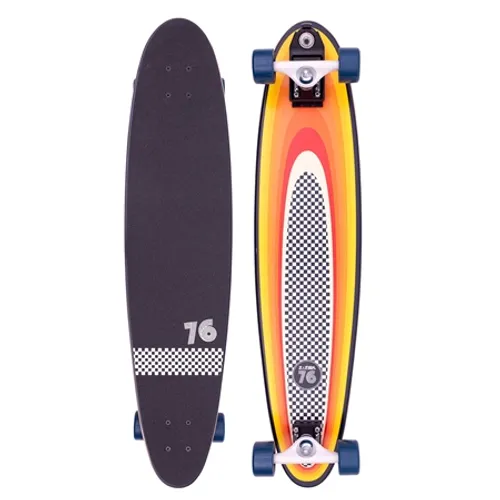 Z-Flex Surf-a-Gogo Surfskate Log Roll 37" Skateboard - Multi - 37"