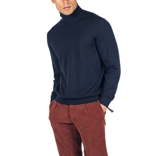 Z Zegna , Comfortable and Stylish Jersey Sweater ,Blue male, Sizes: