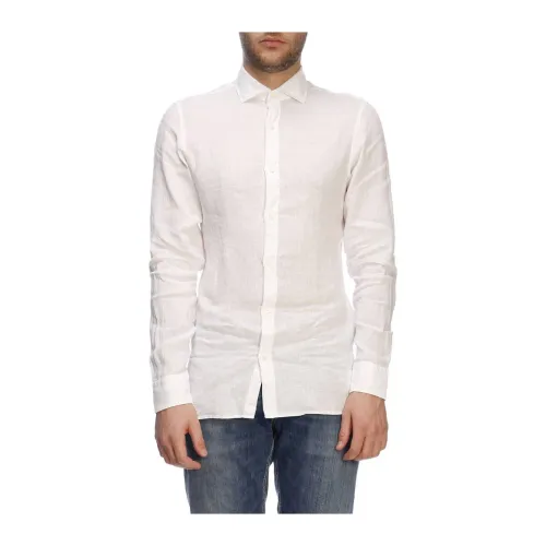 Z Zegna , Upgrade Your Casual Wardrobe with this High-Quality Shirt ,White male, Sizes: