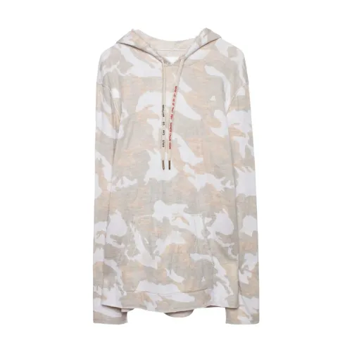 Zadig & Voltaire , Camo Hooded Sweater ,Beige female, Sizes: