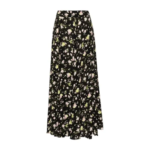 Zadig & Voltaire , Floral Print Maxi Skirt ,Black female, Sizes: