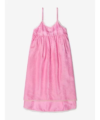 Zadig&Voltaire Girls Silk Jacquard Dress - Pink