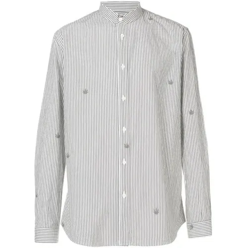 Zadig & Voltaire , Grey Saly Stripe Shirt, Long Sleeve Striped Shirt ,Gray male, Sizes: