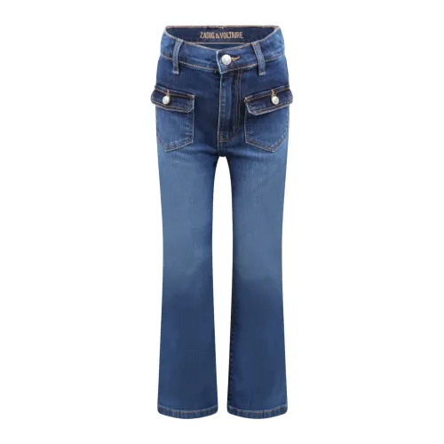 Zadig & Voltaire , Kids Jeans Pants ,Blue female, Sizes: