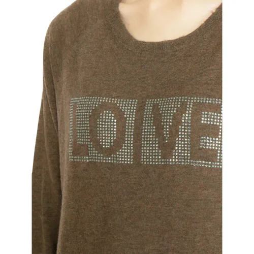 Zadig & Voltaire , Luxury Cashmere Sweater for Modern Women ,Green female, Sizes: