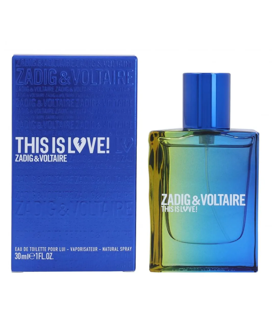Zadig & Voltaire Mens This Is Love! For Him Edt Spray 30ml - NA - One Size