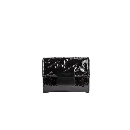 Zadig & Voltaire , Patent Leather Wallet/Card Holder ,Black female, Sizes: ONE SIZE