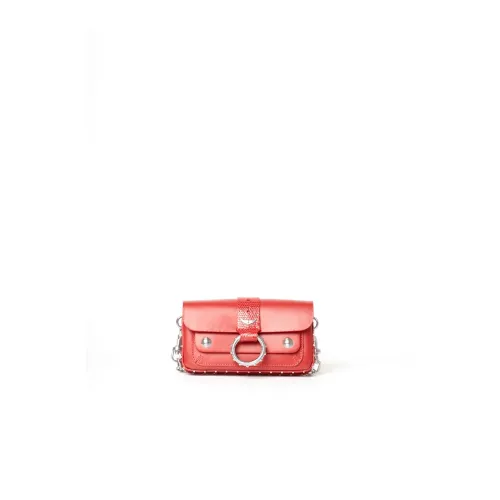 Zadig & Voltaire , Red Leather Kate Wallet Power Cross Body Bag ,Red female, Sizes: ONE SIZE