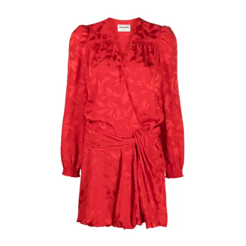 Zadig & Voltaire , Red Silk Dress ,Red female, Sizes: