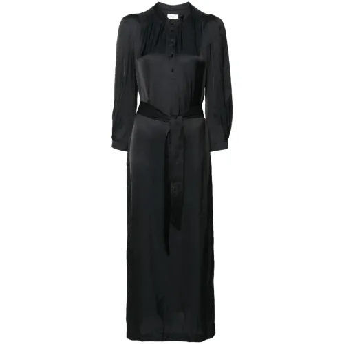 Zadig & Voltaire , Ritchil satin-weave maxi dress ,Black female, Sizes: