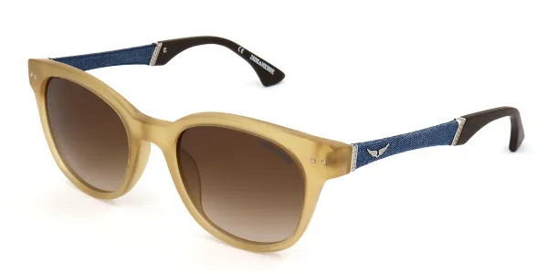 Zadig & Voltaire SZV007 760M Men's Sunglasses Brown Size 50