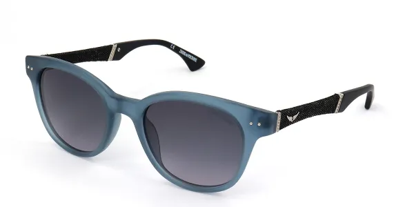 Zadig & Voltaire SZV007 892M Men's Sunglasses Blue Size 50
