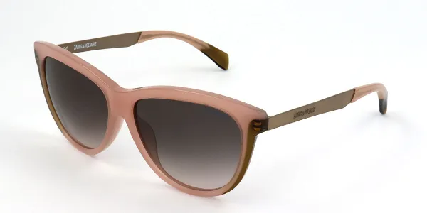 Zadig & Voltaire SZV103 02AR Men's Sunglasses Pink Size 56