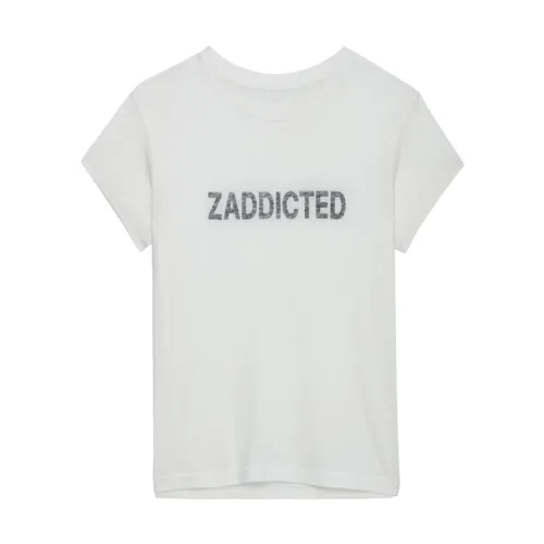 Zadig & Voltaire , White T-shirts and Polos Collection ,White female, Sizes: