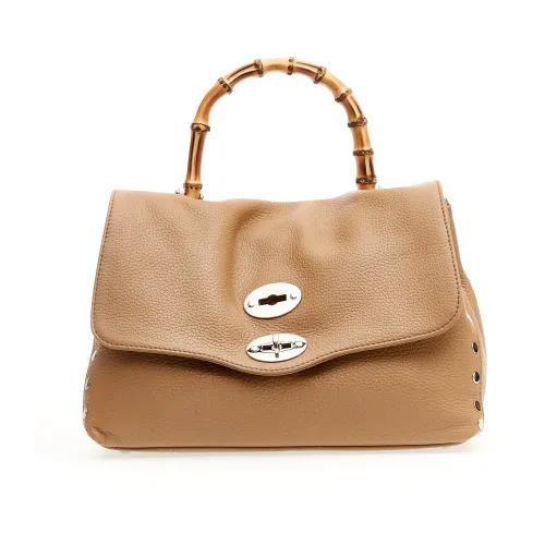 Zanellato , Bamboo Leather Handbag Ss24 ,Beige female, Sizes: ONE SIZE