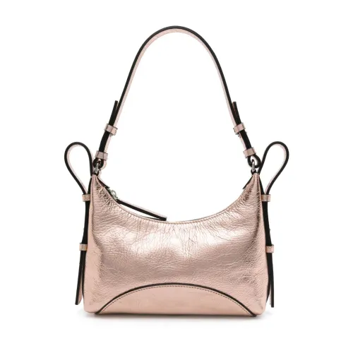 Zanellato , Cracked Metallic Panelled Bag ,Pink female, Sizes: ONE SIZE