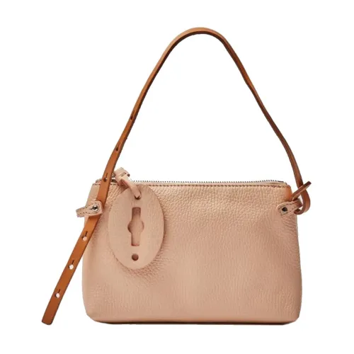 Zanellato , Elegant Leather Clutch Bag Pink ,Pink female, Sizes: ONE SIZE