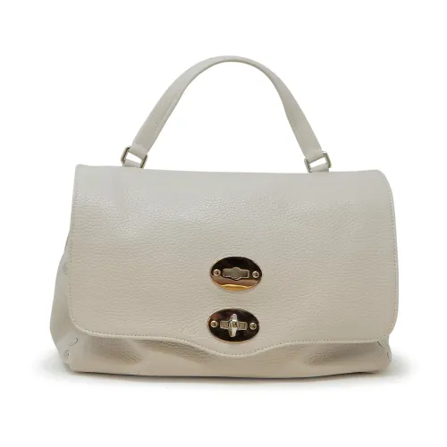 Zanellato , Small Postina Daily Handbag White ,White female, Sizes: ONE SIZE